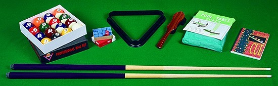 Winsport POOL-Tischzubehör-Set für Pool-Billardtische