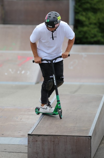 Schildkröt Stunt Scooter Flip Whip hydro green