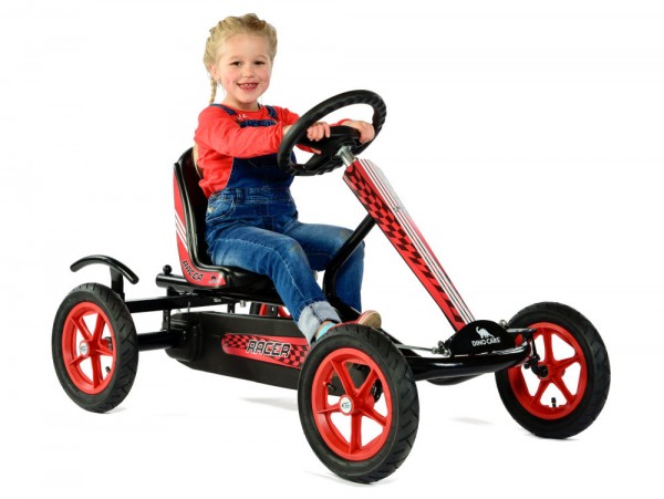 Dino Cars Gokart Speedy Racer BF1 schwarz/rot