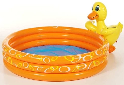 Royalbeach Plantschbeckem SPLASH-POOL "Ente" der Schnabel sorgt für Wasserspaß 10185