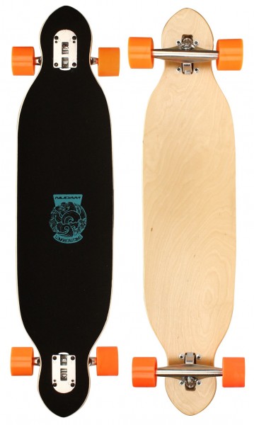 Nijdam Longboard 38" Drop-through Criss Cross 520T-NAO
