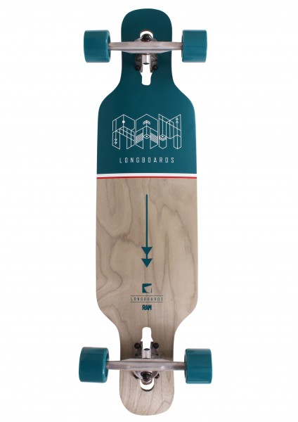 RAM Complete Longboard Ciemah Mini 36" Latigo Bay Green 12268