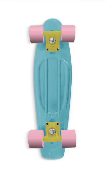 RAM Mini Cruiser Old School 22" piccolina blau 12246