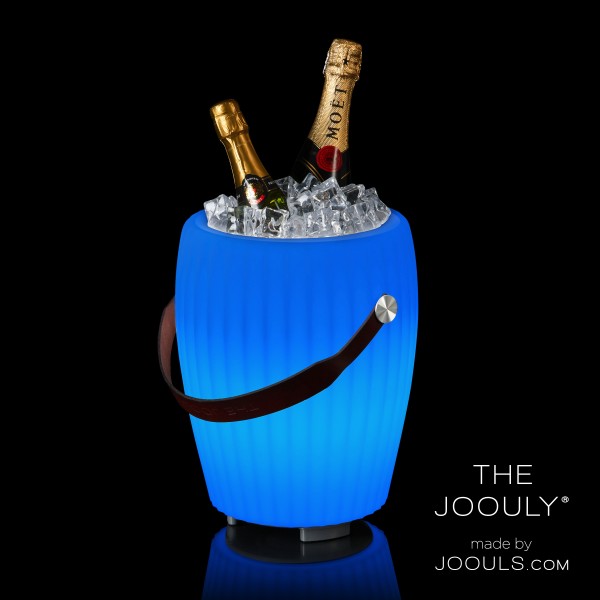 The Joouly 3 in 1/Weinkühler, Bluetooth Lautsprecher und LED Lampe Streifendesign