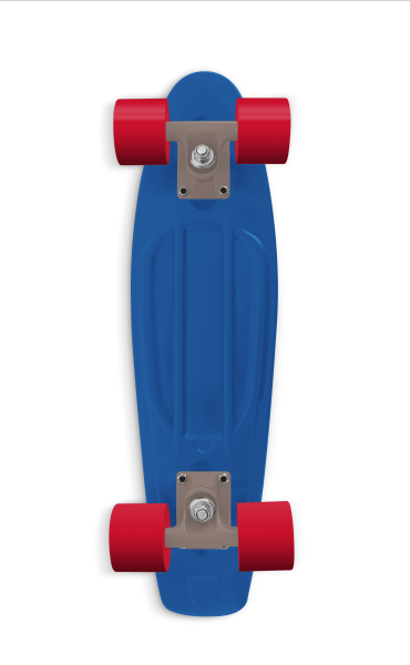 RAM Mini Cruiser Old School 27" peke blau 12257