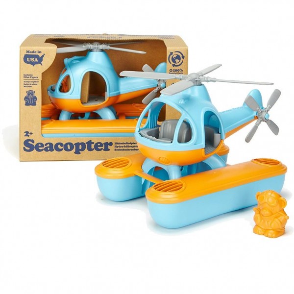 Green Toys Wasser-Hubschrauber blau/orange