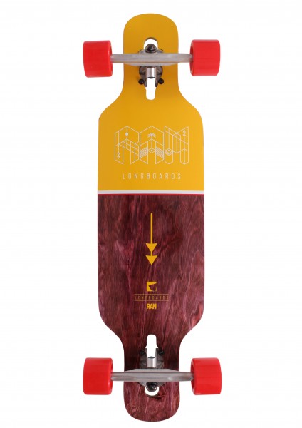 RAM Complete Longboard Ciemah Micro 34" Dandelion Yellow 12267