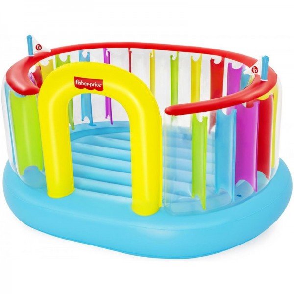 Bestway Fisher-Price Bouncetopia Hüpfburg mit integrierter Elektropumpe 93561